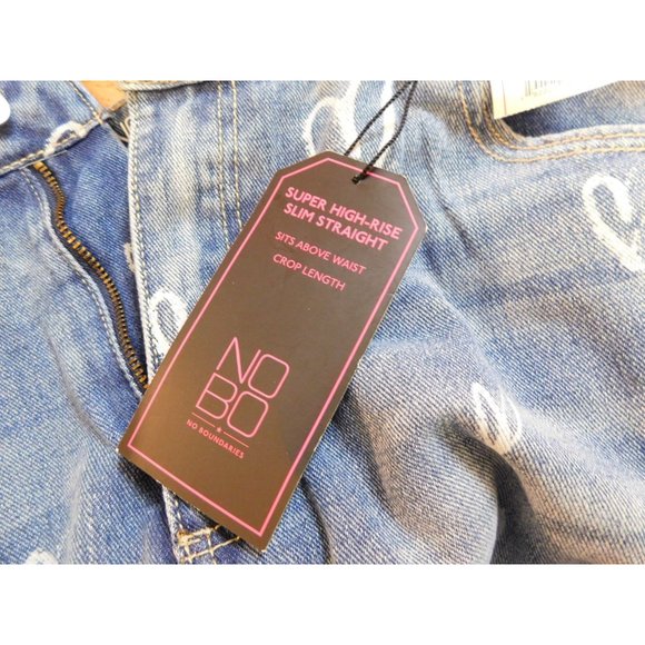 NWT NOBO Size 15 Super Highrise Slim Straight Womens Blue Jeans #O-3-66-G - Picture 7 of 13